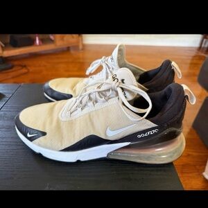 Nike Men's Golf Shoes - Black and Cream